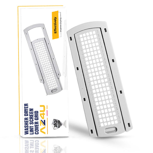 AZ4U Upgraded WE01X25914 WE01X25915 WE22X35337 for GE Washer Dryer Lint Screen Cover Grid | Washer Dryer Lint Screen Cover Grid Guide Compatible with GE, Hotpoint Washer, Dryer Lint Filter Housing