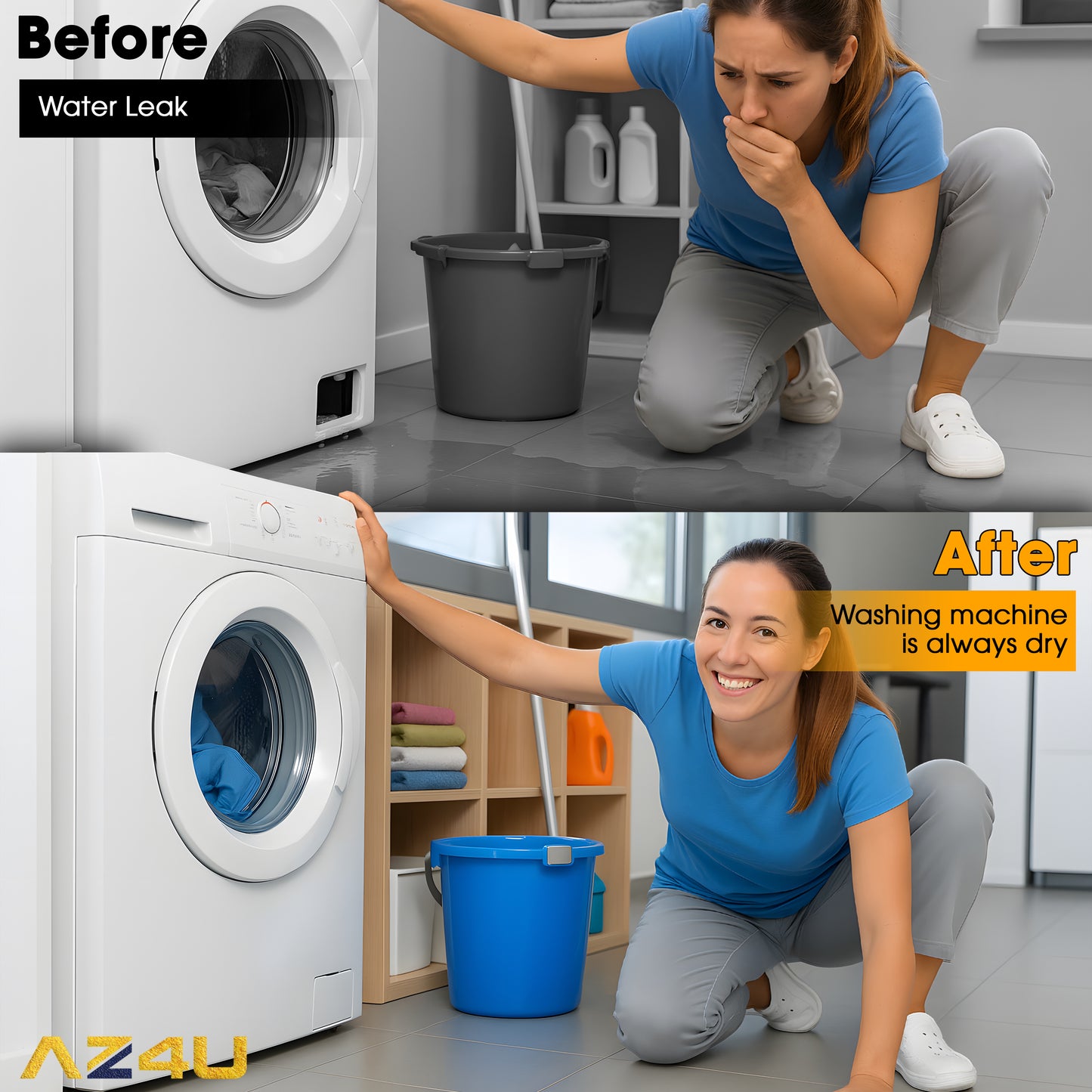 AZ4U Washer Water Inlet Valve Replaces For WA45H7000AW/A2 WA400PJHDWR/AA WA45M7050AW/A4 WA40J3000AW/A2 WA50R5200AW WA50R5400AV WA422PRHDWR/AA WA45H7000AP/A2 WA45H7000AW/AA WA45M7050AW Top Load